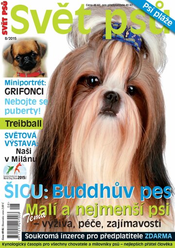Obálka e-magazínu Svět psů 8/2015