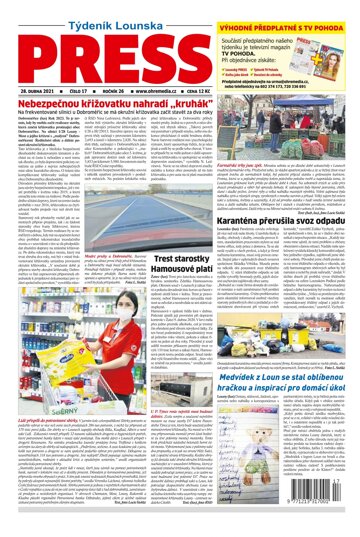 Obálka e-magazínu Lounský press 17/2021