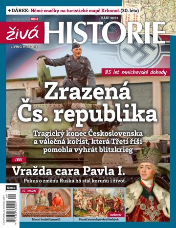 Obálka e-magazínu Živá historie 9/2023