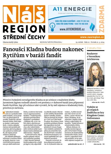 Obálka e-magazínu Náš Region - Střední Čechy 12/2024