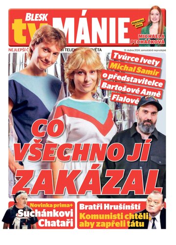 Obálka e-magazínu Blesk Tv manie 13.4.2024