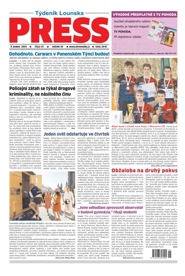 Obálka e-magazínu Lounský press 15/25