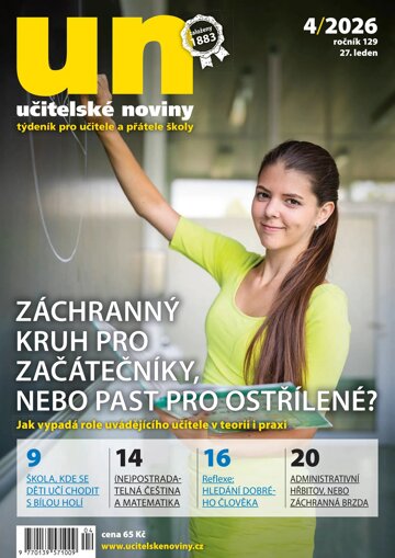 Obálka e-magazínu Učitelské noviny 4/2026