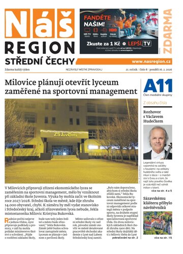 Obálka e-magazínu Náš Region - Střední Čechy 8/2026