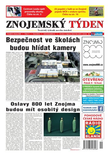 Obálka e-magazínu Znojemský týden 11/2026