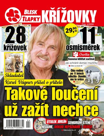 Obálka e-magazínu Blesk Tlapky Křížovky 4/2026