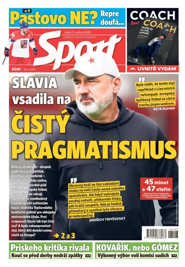 Obálka e-magazínu Sport 5.5.2026