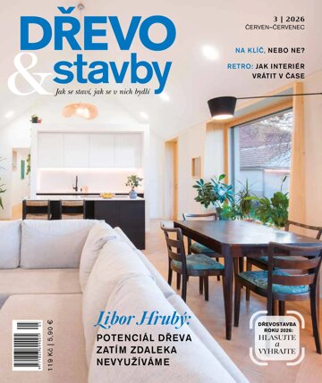 Obálka e-magazínu DŘEVO&stavby 3/2026