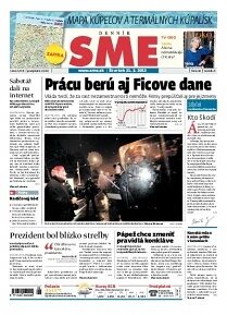 Obálka e-magazínu SME 21.2.2013