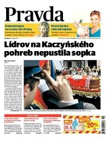 Obálka e-magazínu Pravda 19.4.2010
