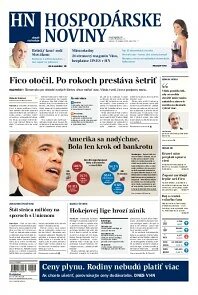 Obálka e-magazínu Hospodárske noviny 17.10.2013