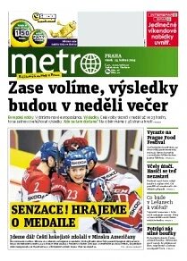 Obálka e-magazínu deník METRO 23.5.2014