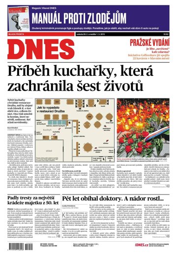 Obálka e-magazínu MF Dnes 28.2.2015