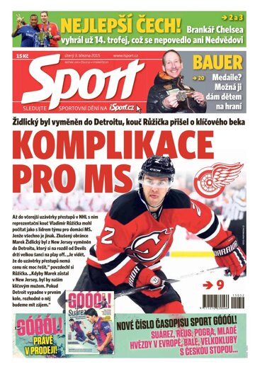 Obálka e-magazínu Sport 3.3.2015