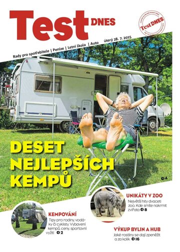 Obálka e-magazínu TEST DNES - 28.7.2015