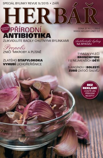 Obálka e-magazínu Herbář 9/15 přírodní antibiotika