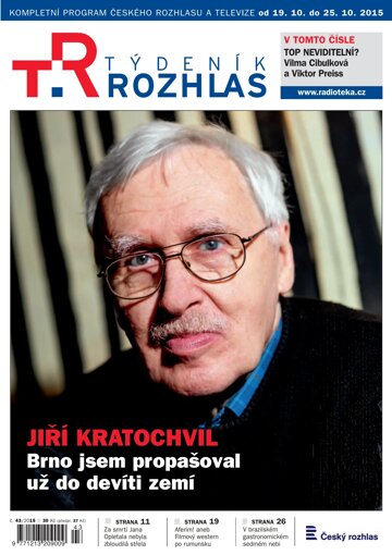 Obálka e-magazínu Týdeník Rozhlas 43/2015