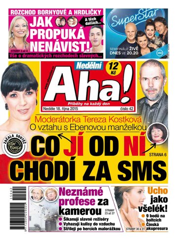 Obálka e-magazínu Nedělní AHA! 18.10.2015