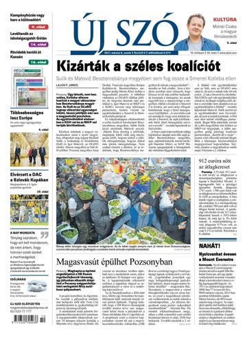 Obálka e-magazínu Új Szó 8.3.2017