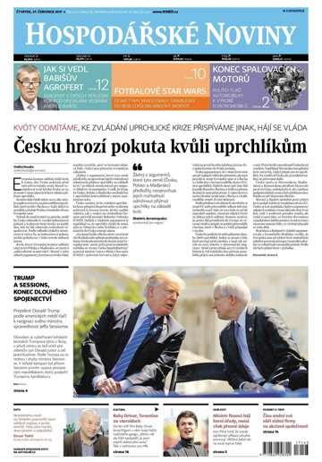 Obálka e-magazínu Hospodářské noviny 143 - 27.7.2017