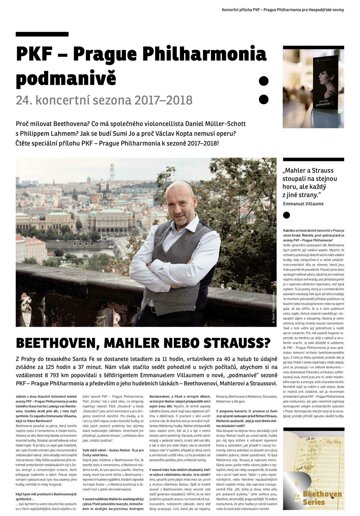 Obálka e-magazínu Hospodářské noviny - příloha 173 - 7.9.2017 příloha PKF - Prague Philharmonia