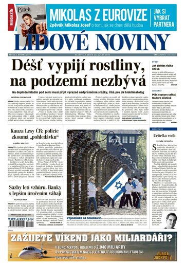 Obálka e-magazínu Lidové noviny 3.5.2019