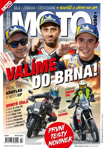 Obálka e-magazínu Motohouse 7/2019