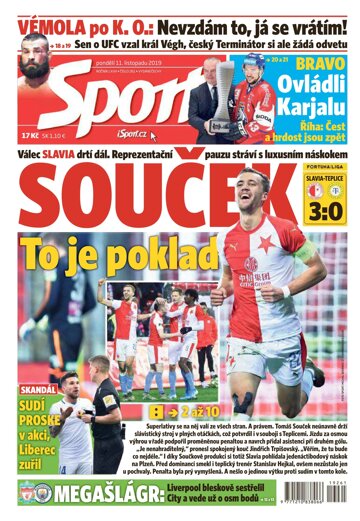 Obálka e-magazínu Sport 11.11.2019