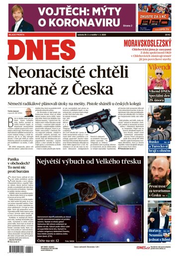 Obálka e-magazínu MF DNES Moravskoslezský - 29.2.2020