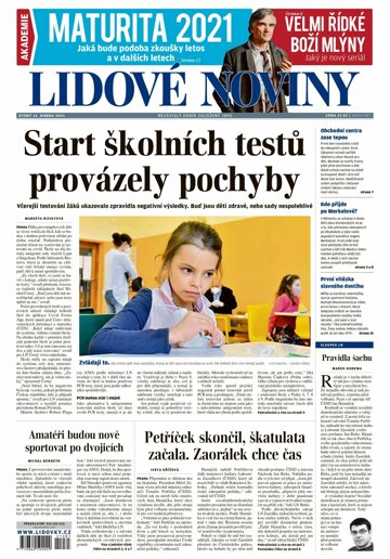 Obálka e-magazínu Lidové noviny 13.4.2021