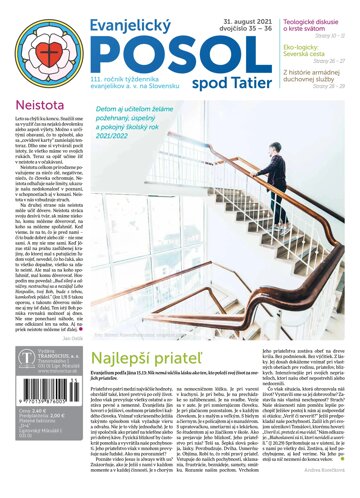 Obálka e-magazínu Evanjelický posol spod Tatier 35-36