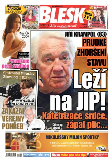Obálka e-magazínu Blesk 4.12.2021