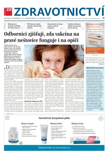 Obálka e-magazínu Ze Zdravotnictví 11/2022