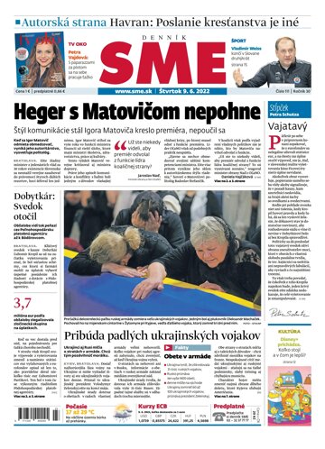 Obálka e-magazínu SME 9-6-2022