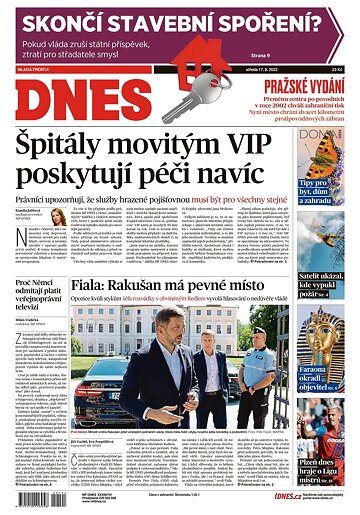 Obálka e-magazínu MF Dnes 17.8.2022