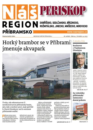 Obálka e-magazínu Náš Region - Příbramsko 14/2023