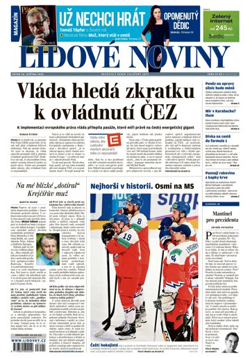 Obálka e-magazínu Lidové noviny 26.5.2023