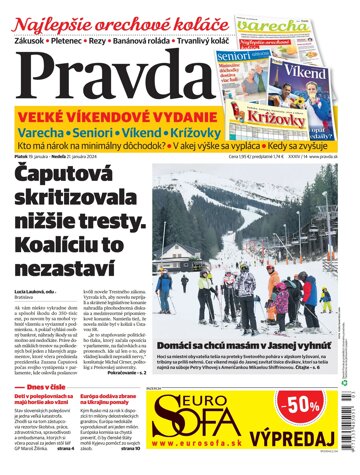 Obálka e-magazínu Pravda 19. 1. 2024