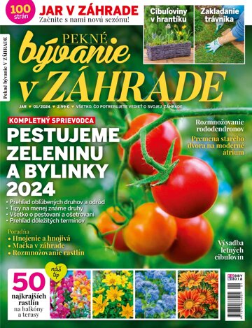 Obálka e-magazínu Pekné bývanie v záhrade 1/2024