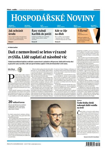 Obálka e-magazínu Hospodářské noviny 086 - 3.5.2024