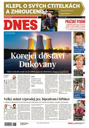 Obálka e-magazínu MF Dnes 18.7.2024