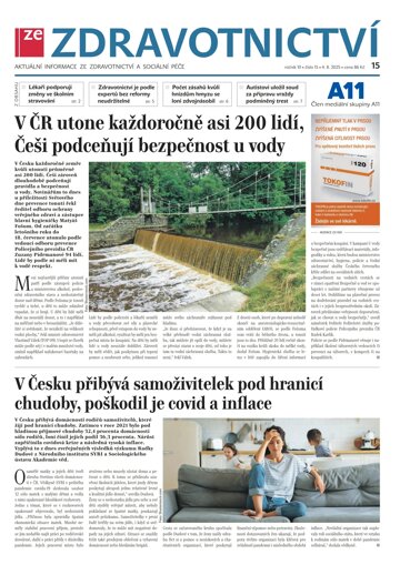 Obálka e-magazínu Ze Zdravotnictví 15/2025