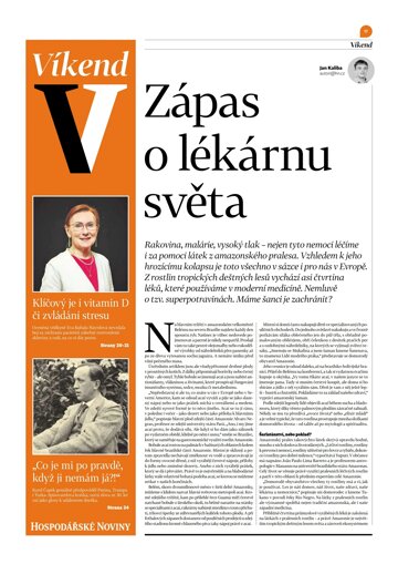 Obálka e-magazínu Hospodářské noviny - příloha Víkend 016 - 23.1.2026 Víkend