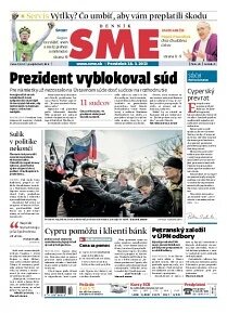 Obálka e-magazínu SME 18.3.2013