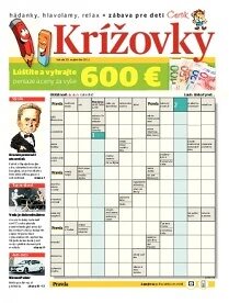 Obálka e-magazínu Krížovky 20. 9. 2014