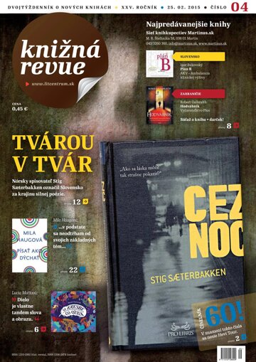 Obálka e-magazínu Knižná revue 4/2015