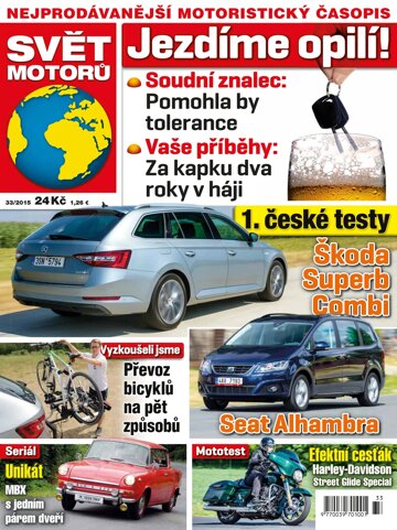 Obálka e-magazínu Svět motorů 10.8.2015