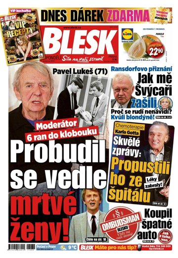 Obálka e-magazínu Blesk 7.12.2015