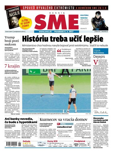 Obálka e-magazínu SME 6.2.2017