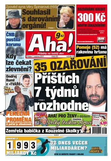 Obálka e-magazínu AHA! 7.4.2017